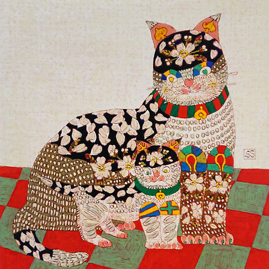杉本澄男　お面　個展出品作 杉本 澄男 | Silkland Gallery